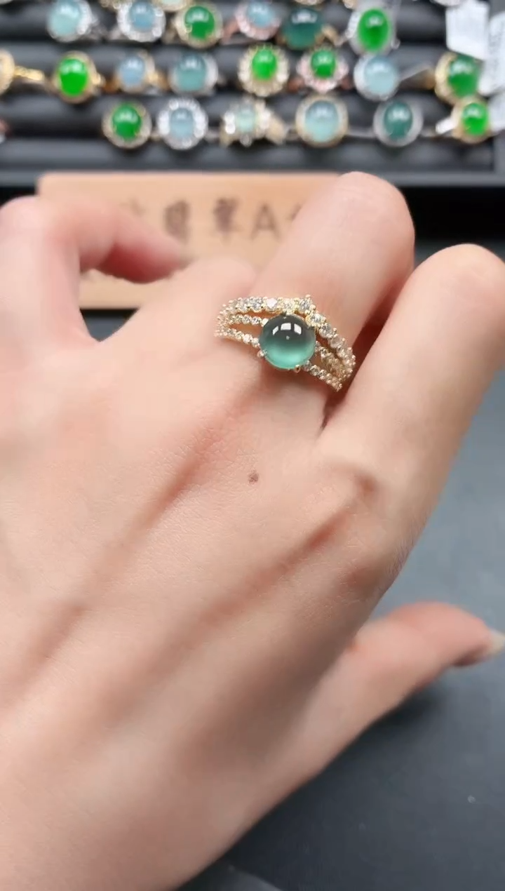 未镶嵌戒指翡翠11111