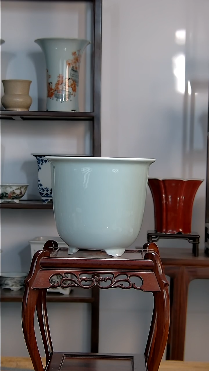 景德镇陶瓷手工花盆