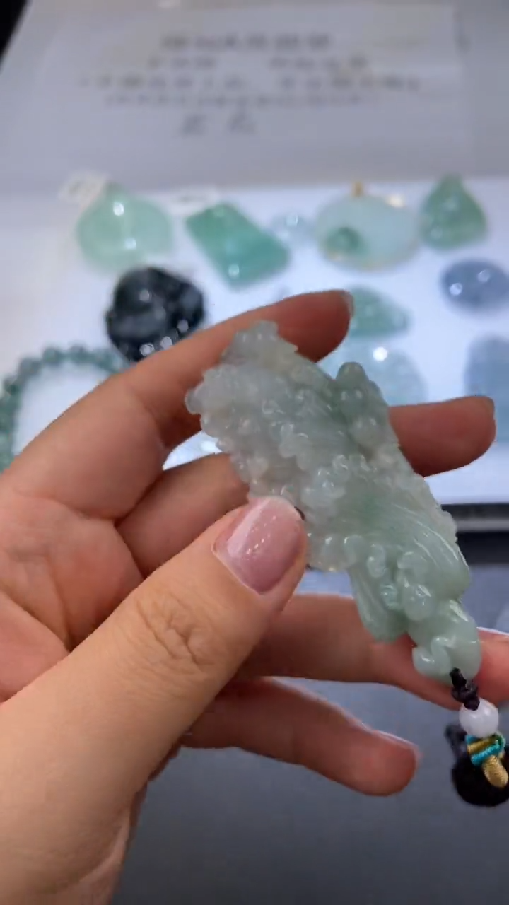 颈饰未镶嵌翡翠304598 多人