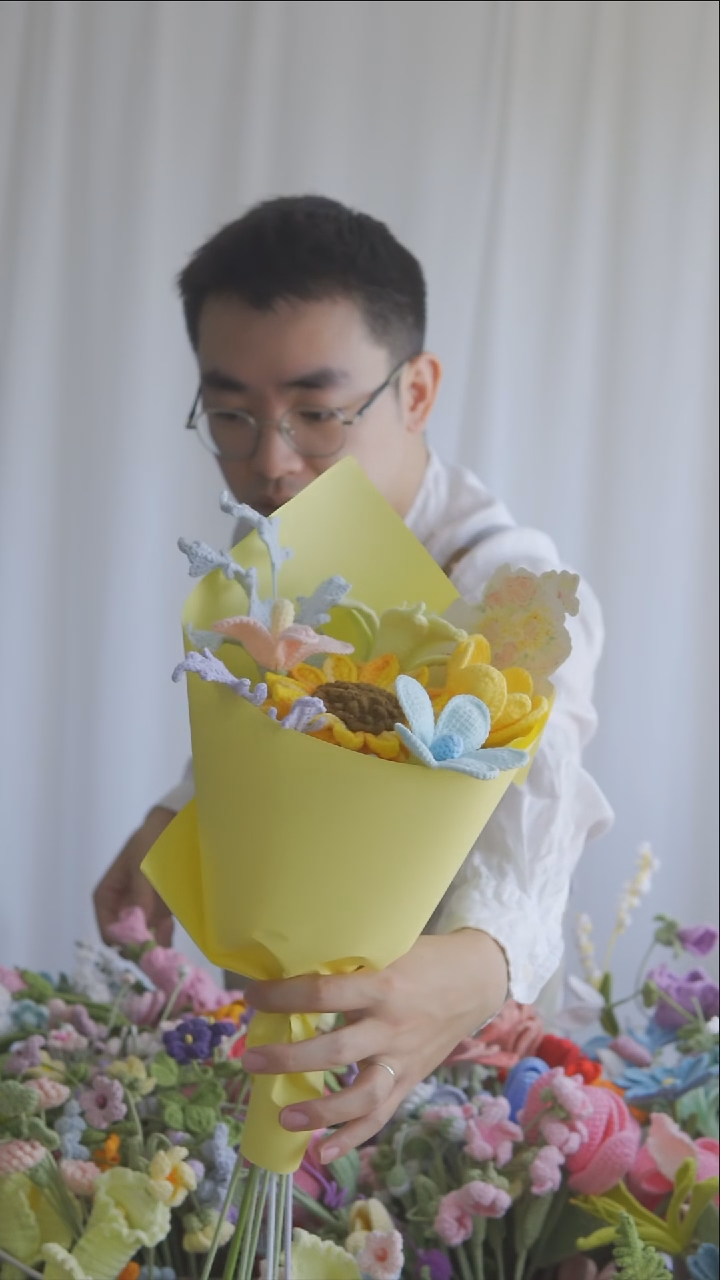 【1】猫三的小花园 钩织花艺