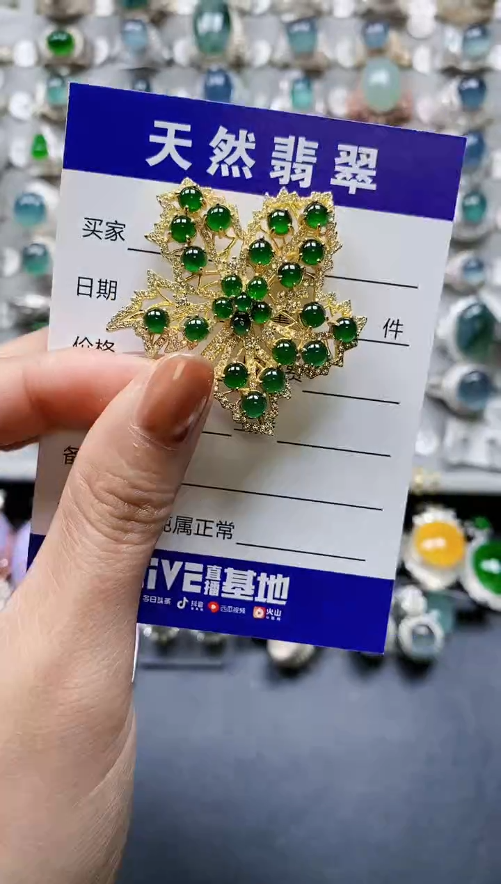 【闪购商品】翡翠颈饰银S925镶嵌0873