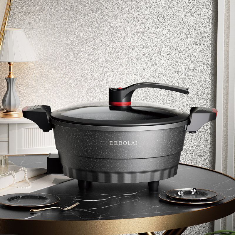 DEBOLAI德博莱麦饭石微压电火锅A