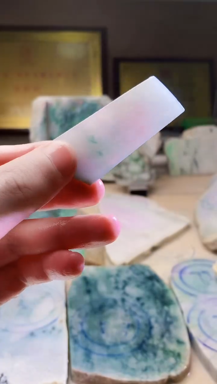 翡翠挂件未镶嵌A货麦乐3633