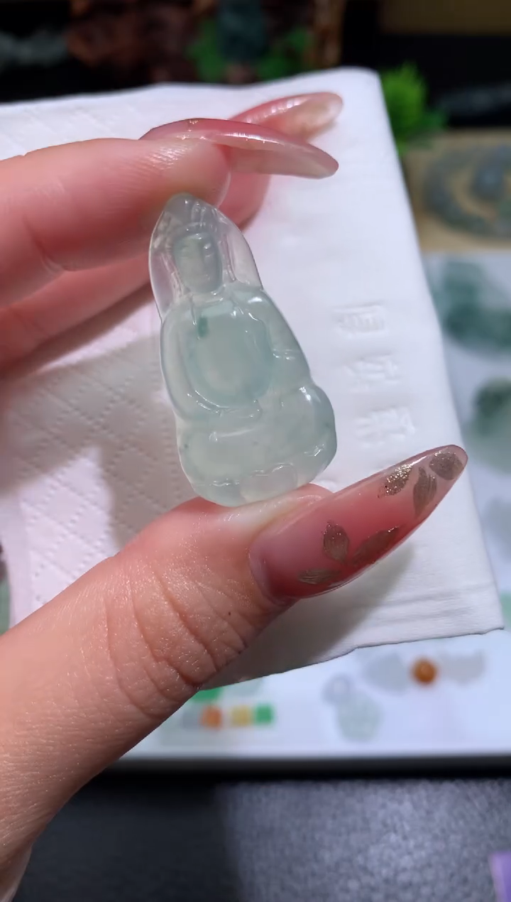 【闪购商品】定制翡翠未镶嵌观音
