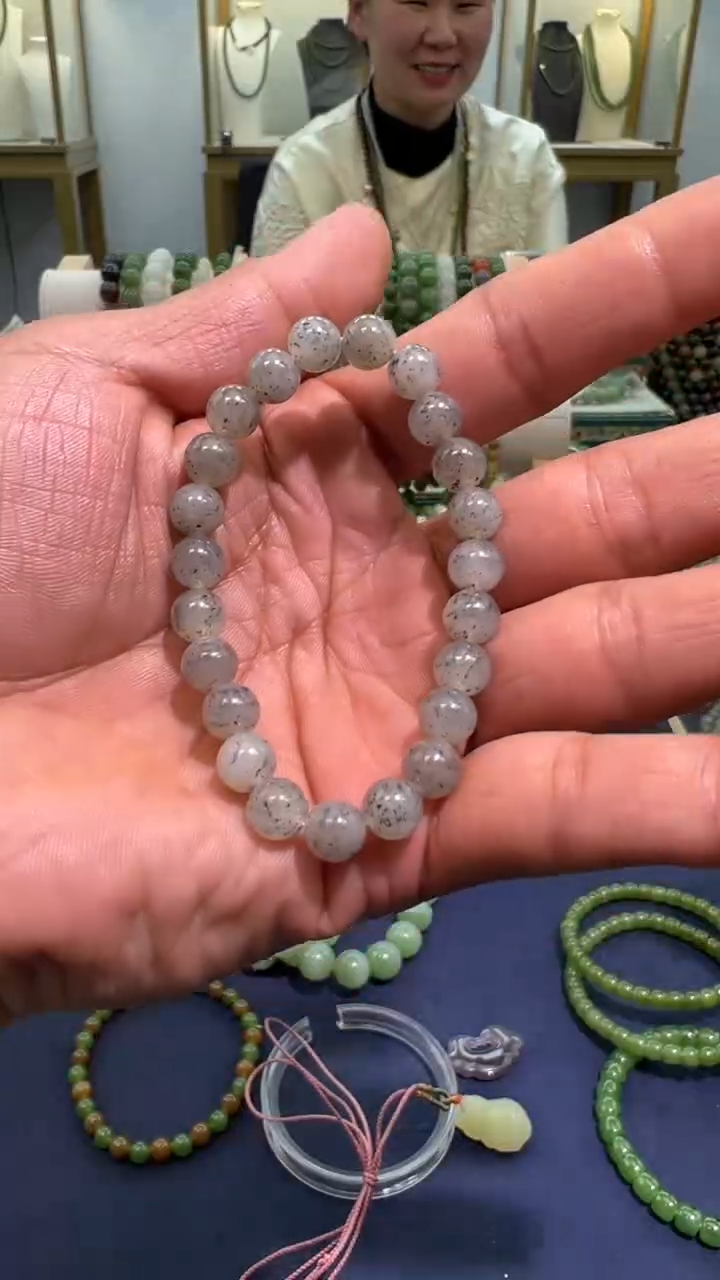 【闪购商品】和田玉手串未镶嵌和田玉手串多样性发货拍一发一卡8