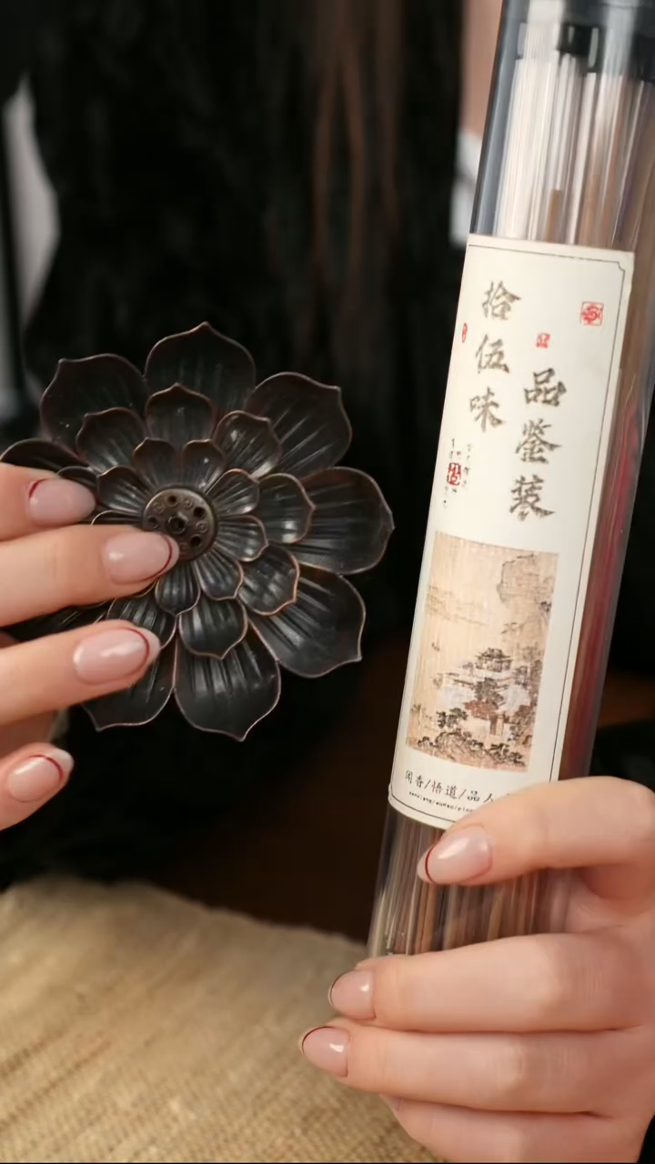 【闪购商品】泥塑十五味线香(加送莲花香盘)