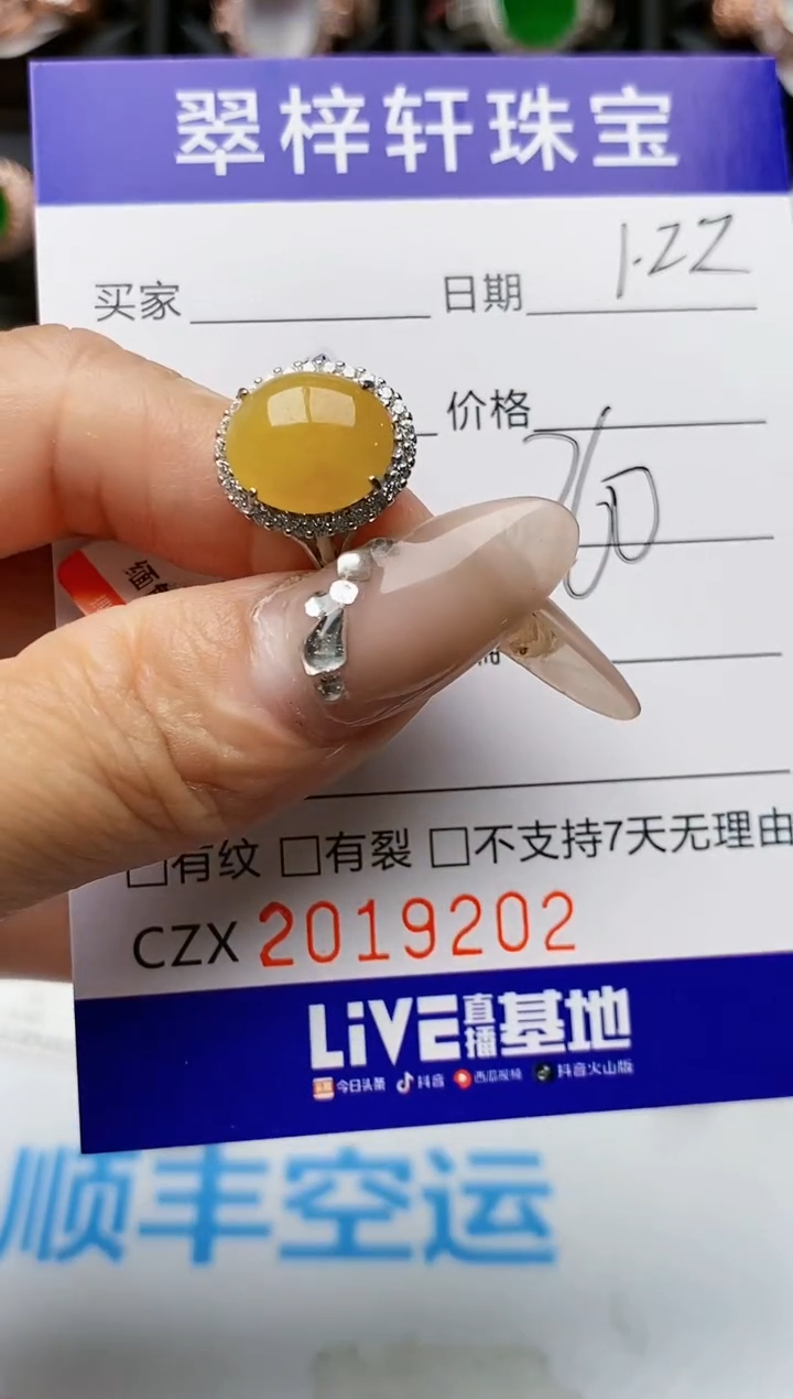 【闪购商品】翡翠戒指银S925镶嵌9202