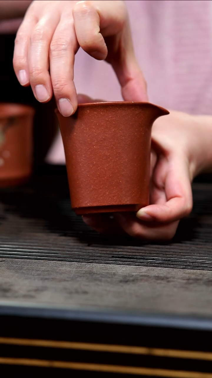 【闪购商品】紫砂茶壶01-红降坡公道杯150cc