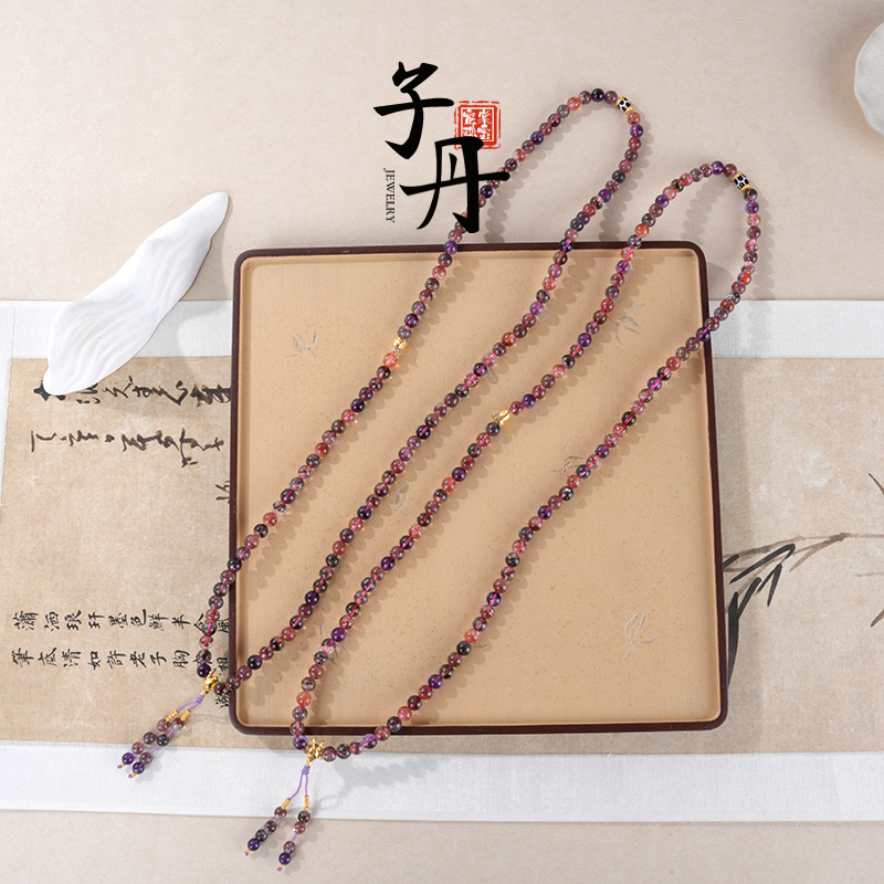 【子丹晶缘】自然之力18K超七108项链（多样性发/发一条）B3-258