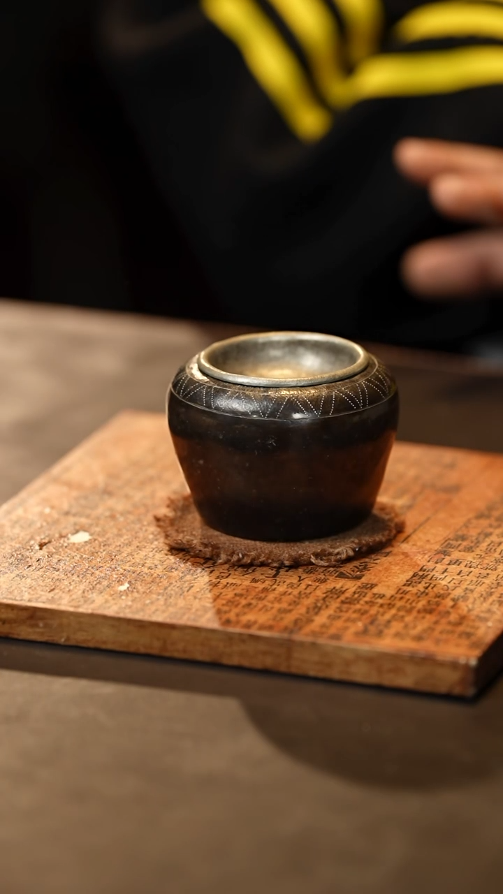 【闪购商品】【有茶器】纯锡手工锻打小建水