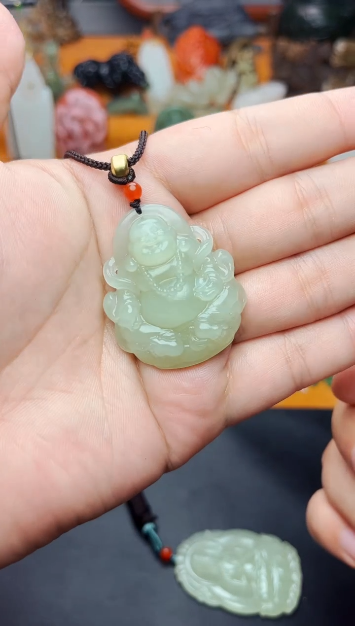 【闪购商品】和田玉颈饰未镶嵌佛公01