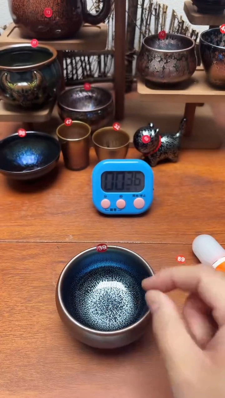 茶盏八*39号建盏工匠茶器