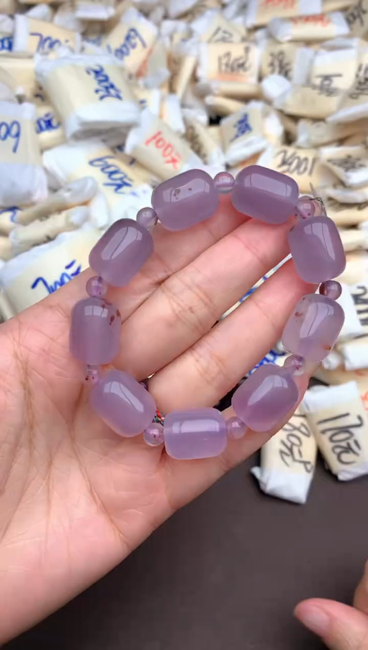 玛瑙/玉髓手串未镶嵌一17