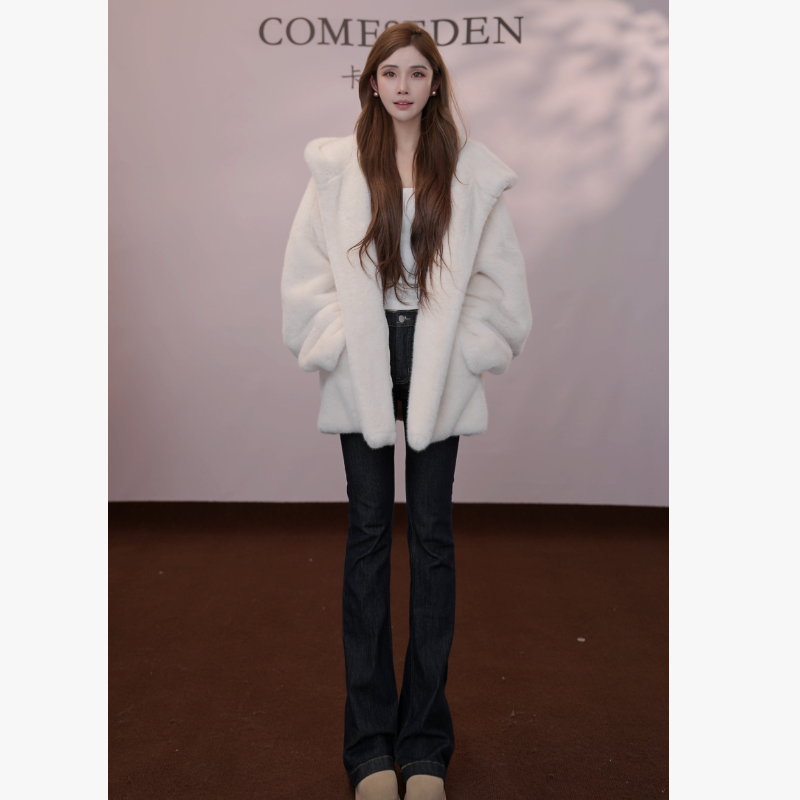 COMESEDEN/卡曼丝汀【预约链接】25年秋冬新款时尚简约双面羊绒大衣