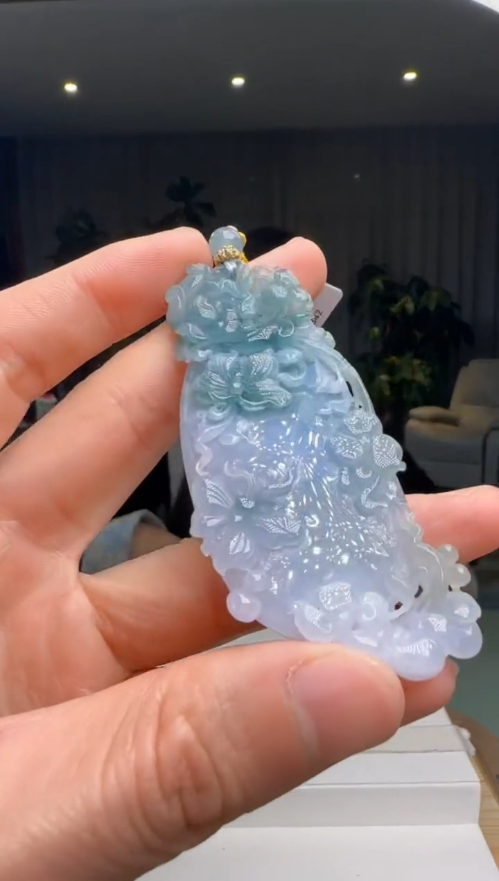 【闪购商品】翡翠吊坠(不含链)未镶嵌DY@@960Q3J15342