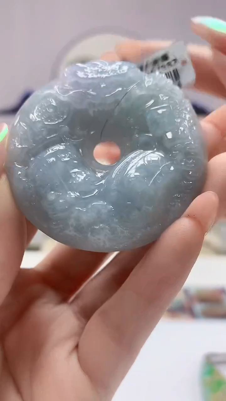 【闪购商品】定制翡翠未镶嵌0405DD-毛货挂件扣子146