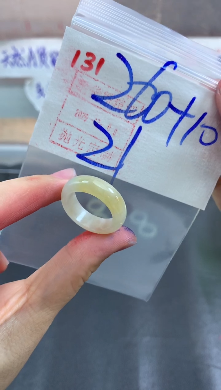 未镶嵌定制翡翠戒圈21#270毛货需精细抛光