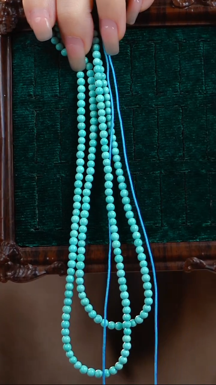 未镶嵌绿松石项链绿松