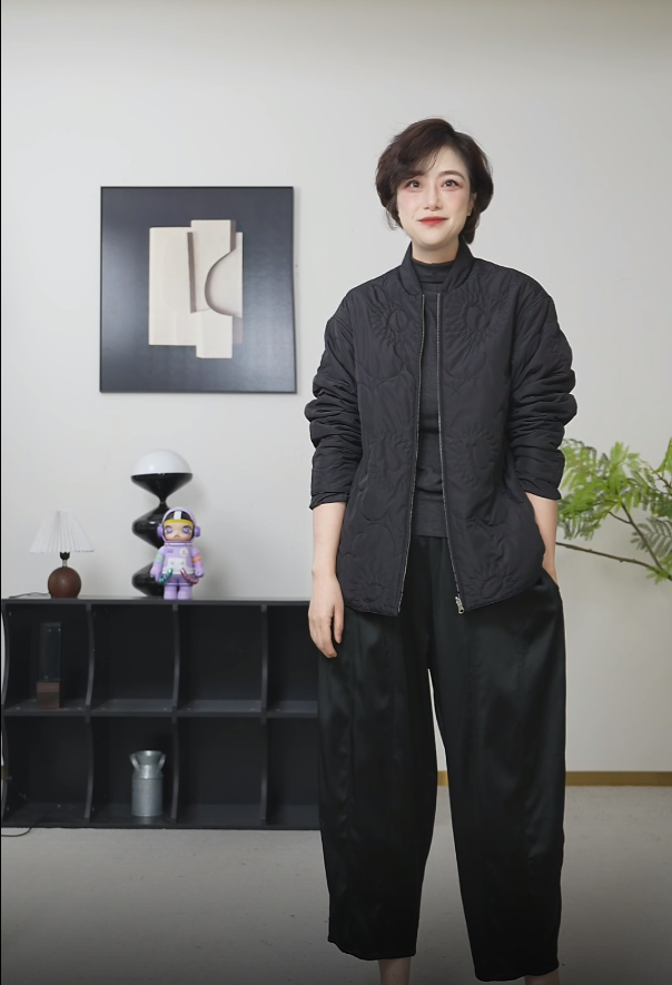 【U.M】星芒飞行员羊毛拉链保暖棉服显瘦减龄两面可穿
