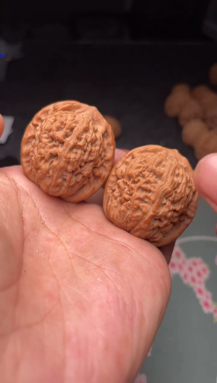 把件文玩核桃a214   莲花   36尺