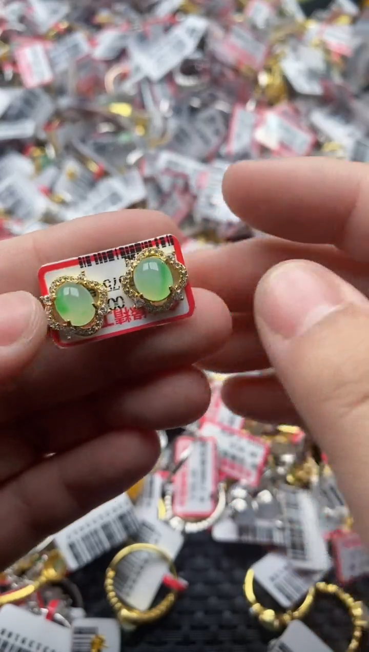 【闪购商品】翡翠戒指银S925镶嵌33333---7