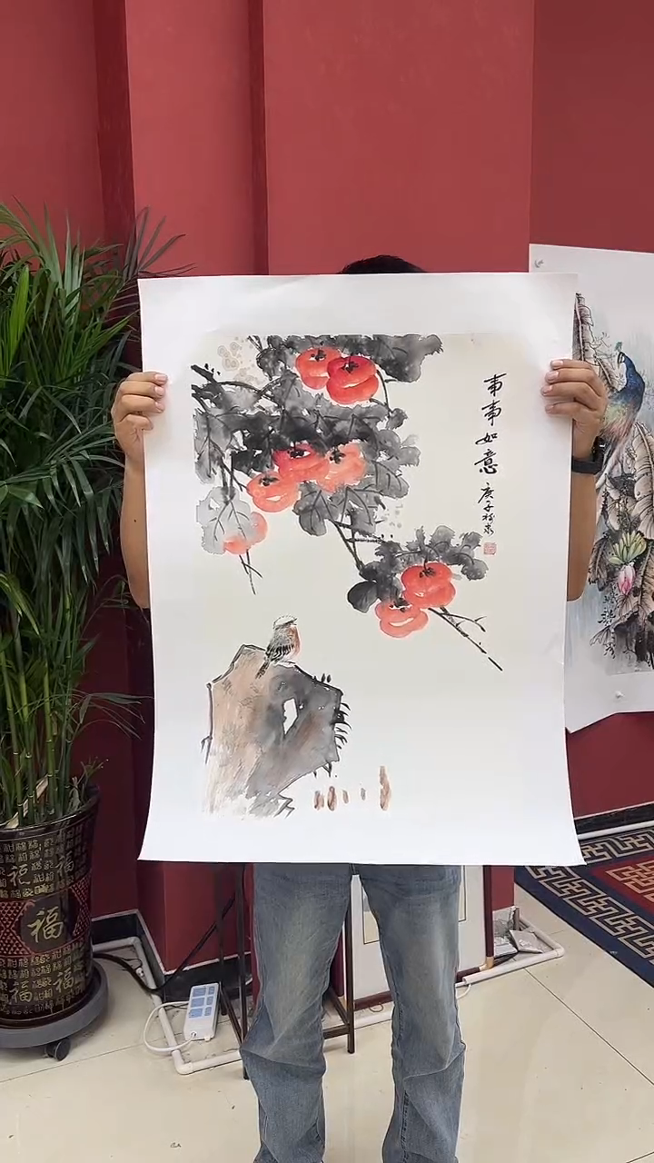 书法豆树隶《精品国画》