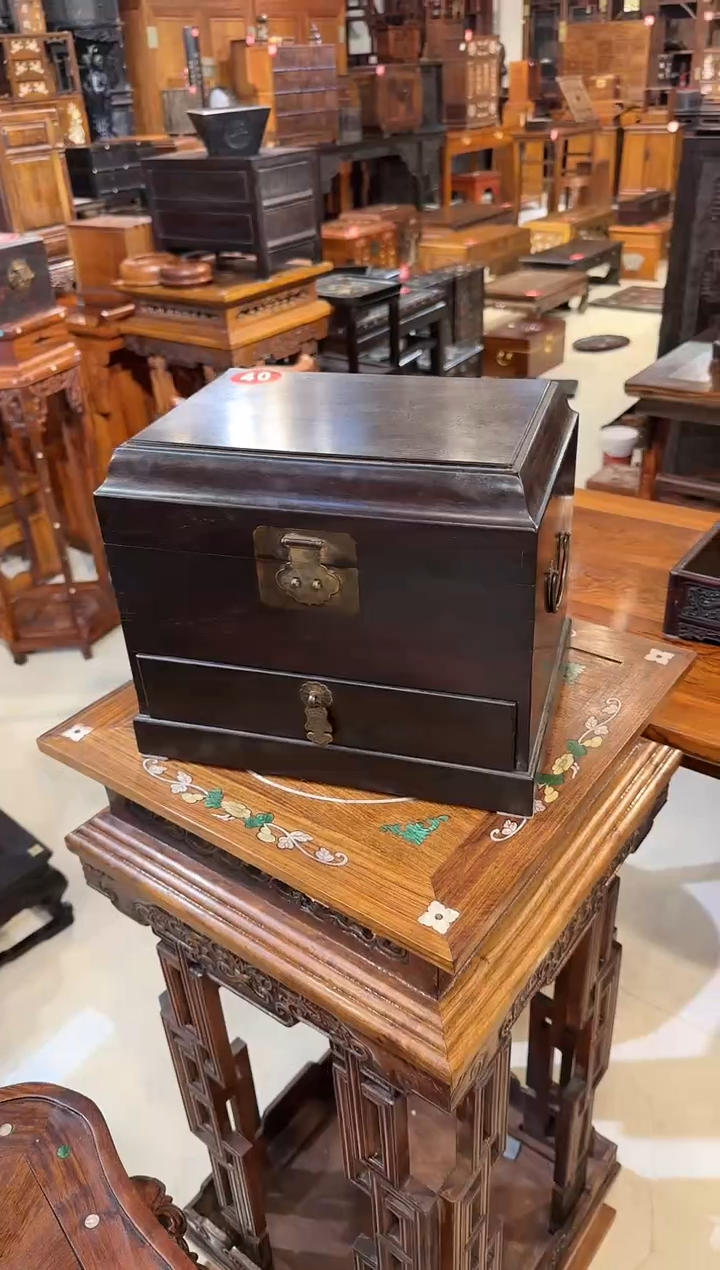 【闪购商品】木木艺紫檀一抽屉官箱950.88