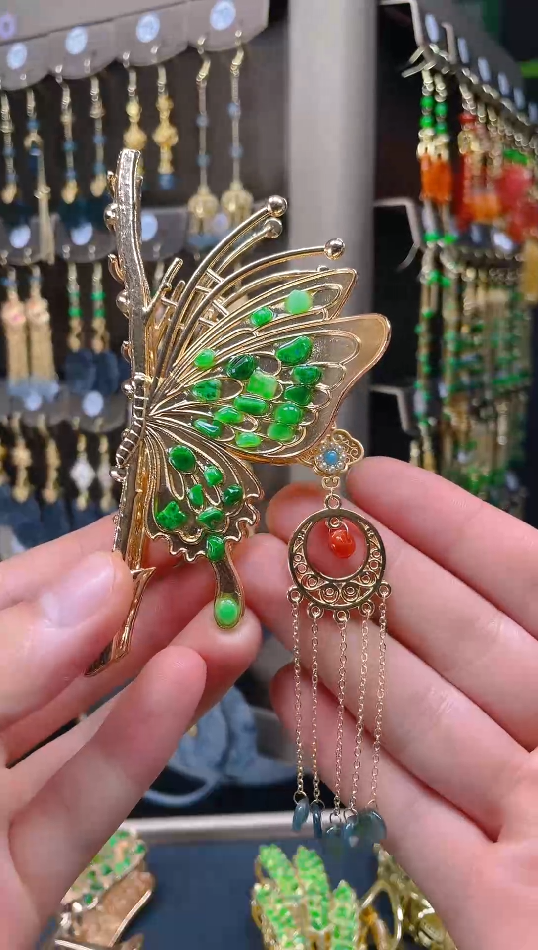 【闪购商品】翡翠耳饰合金024翡翠饰品