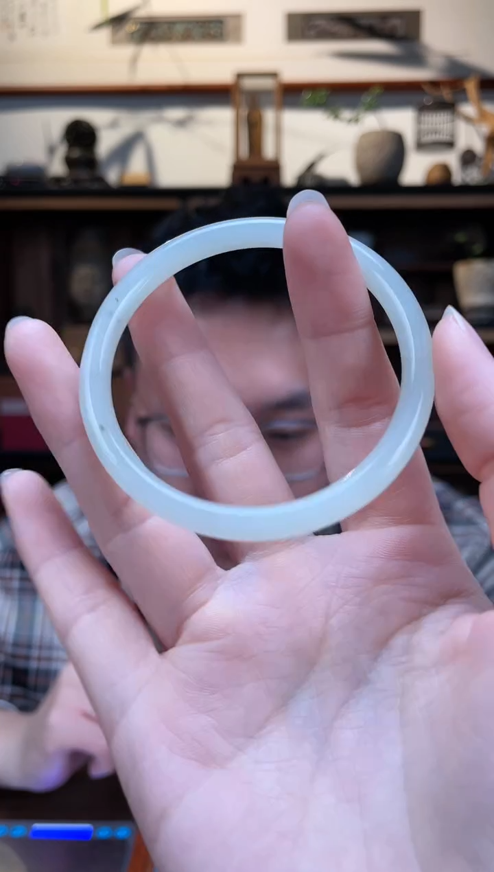 【闪购商品】和田玉手镯未镶嵌56#和田玉手镯ZD