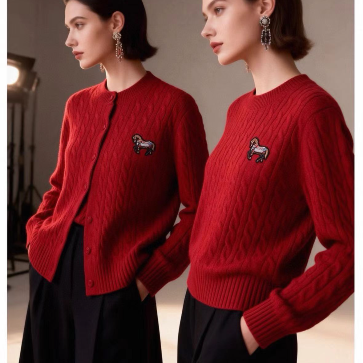 2025秋冬新款羊绒羊毛衫