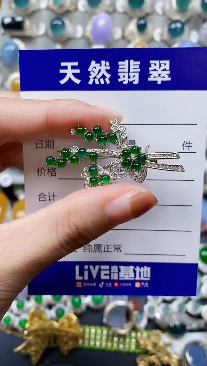 【闪购商品】翡翠颈饰银S925镶嵌0394