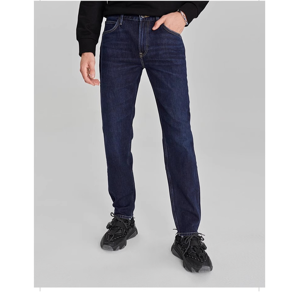 Lee商场799男裤舒适微宽松牛仔裤深蓝LMB1007313SP00F-A03867孤品