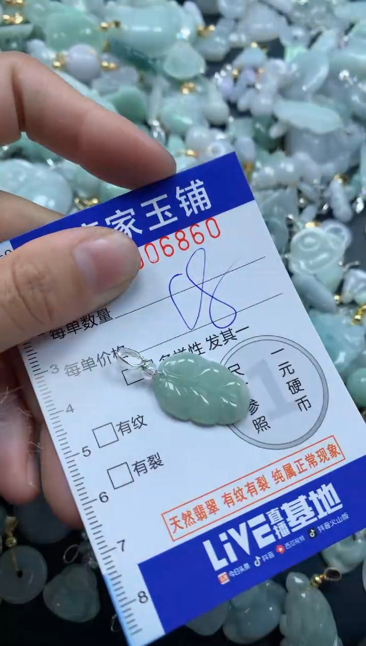 颈饰未镶嵌翡翠6860