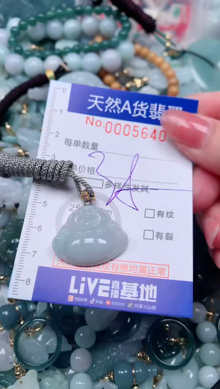 【闪购商品】翡翠颈饰未镶嵌00005640