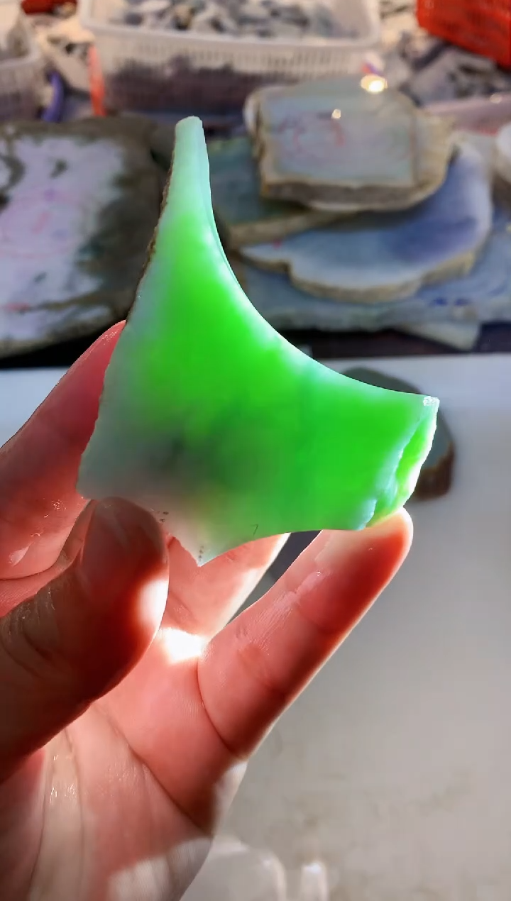 【闪购商品】翡翠未镶嵌颈饰0韩0翡翠珠013