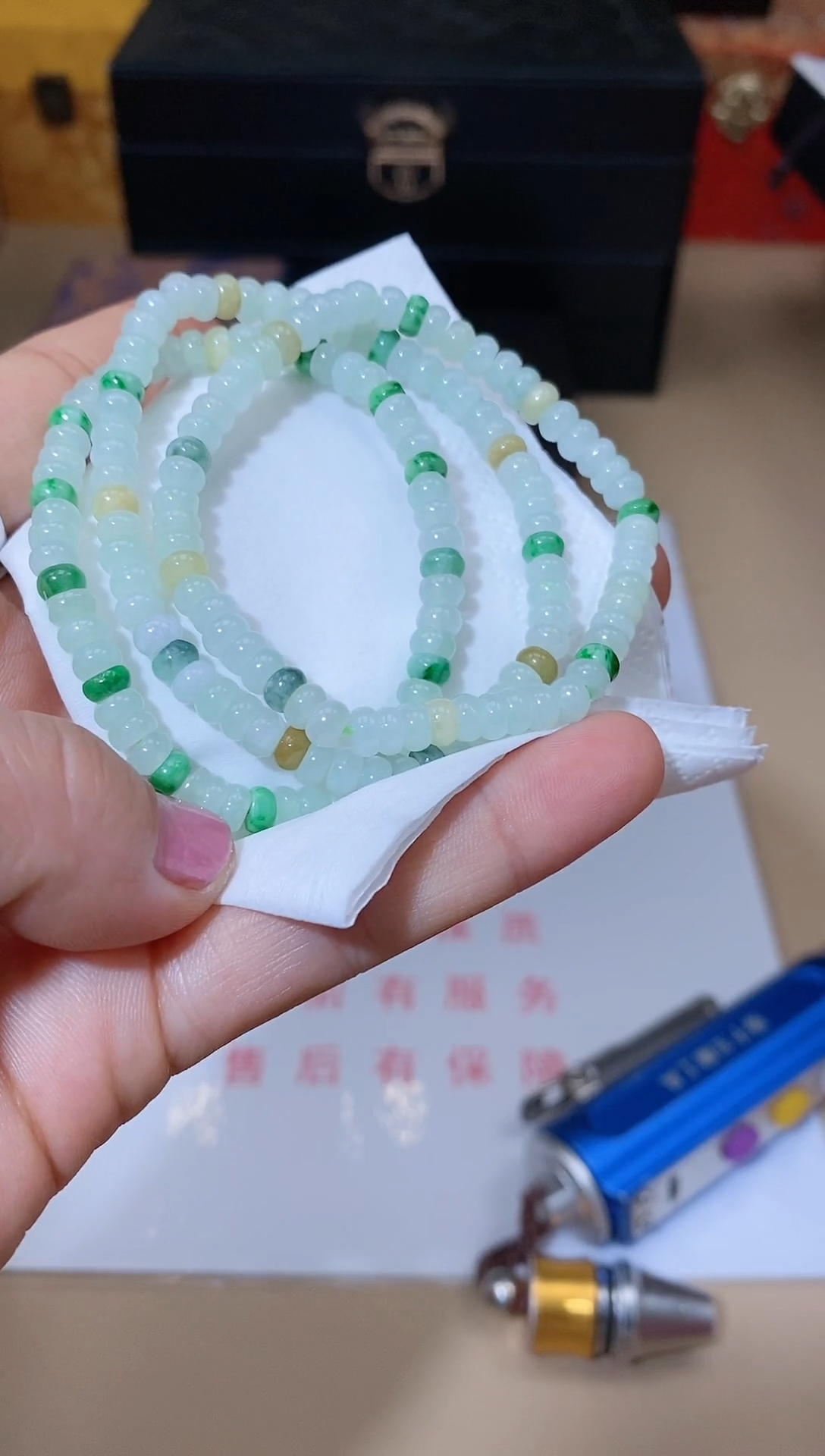 【闪购商品】翡翠手串未镶嵌 天然A货翡翠