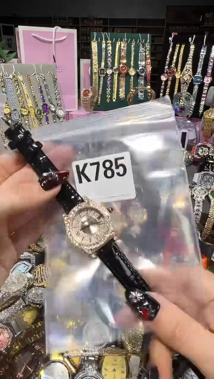 石英机芯不锈钢不锈钢直播定闪专用