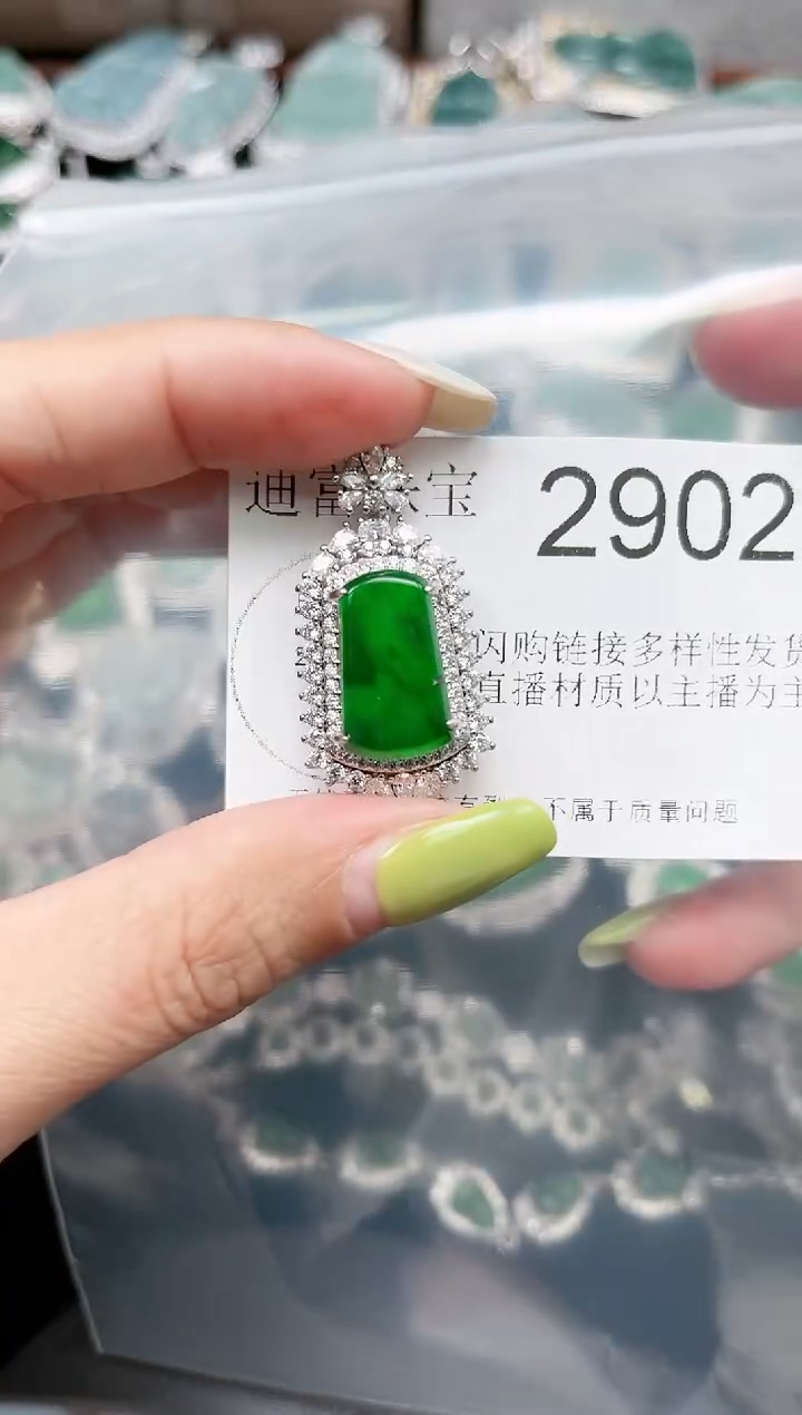 【闪购商品】翡翠颈饰未镶嵌2902赠皮绳