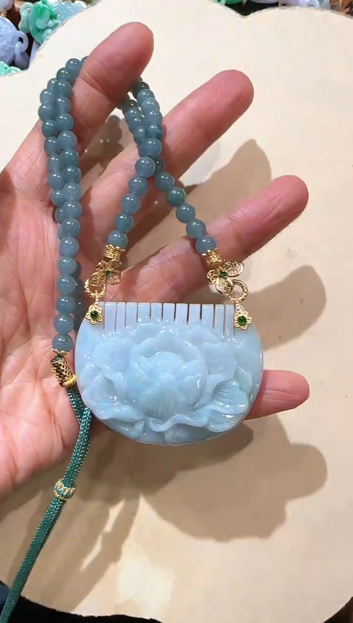 【闪购商品】翡翠颈饰未镶嵌国风