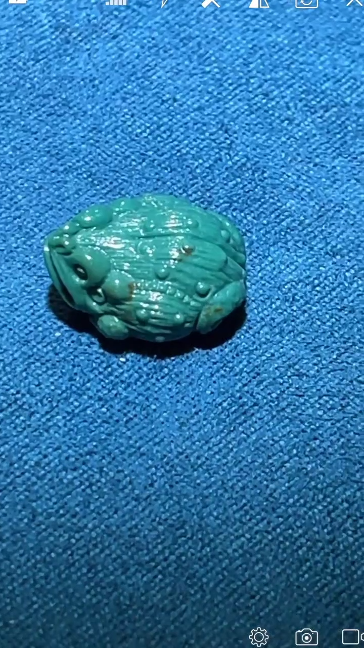 【闪购商品】定制绿松石AO小金蟾吊坠/手机坠/包挂