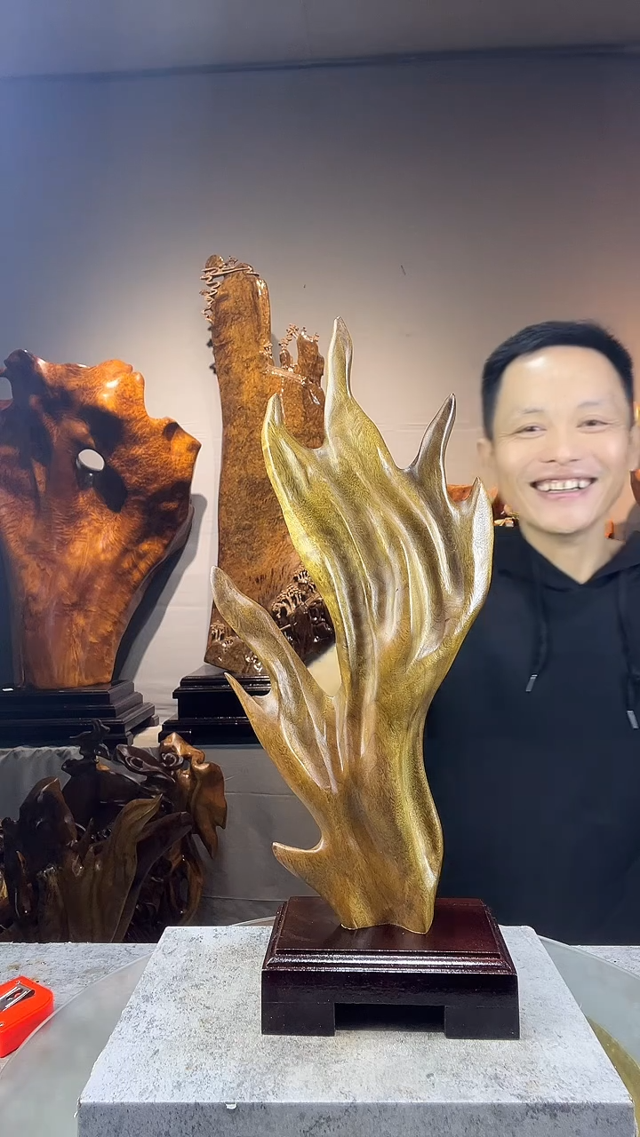 金丝楠爱****难小叶桢楠随行摆件27