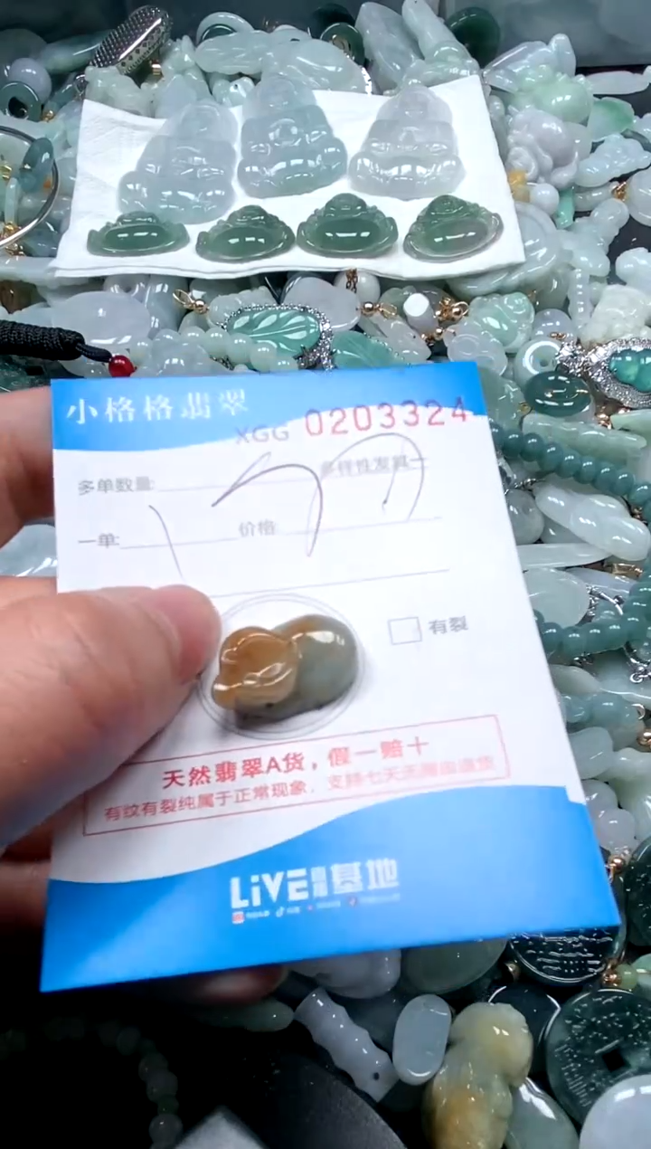 【闪购商品】翡翠颈饰未镶嵌闪购商品0203324