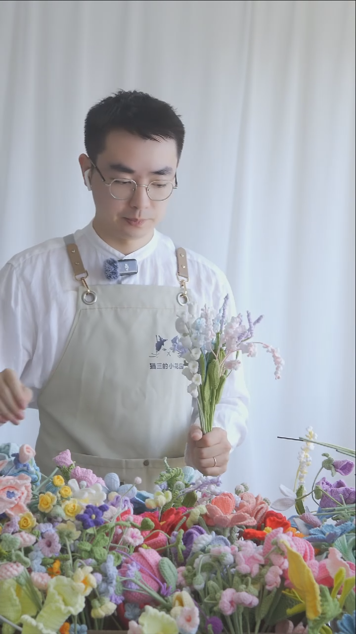 【5】猫三的小花园 钩织花艺