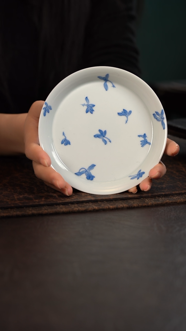 【闪购商品】杯聚澜堂兰花头壶承