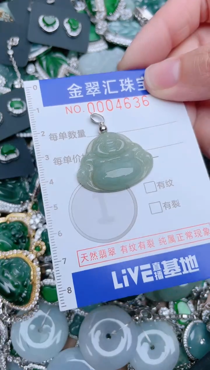 【闪购商品】翡翠颈饰未镶嵌4636.....