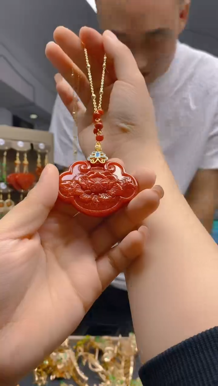 【闪购商品】翡翠耳饰合金403翡翠锁骨链