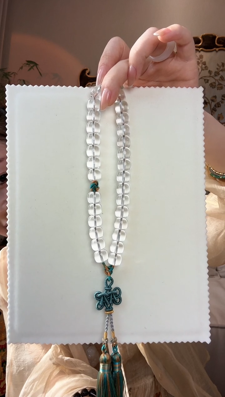 【闪购商品】水晶套链未镶嵌白水晶手持