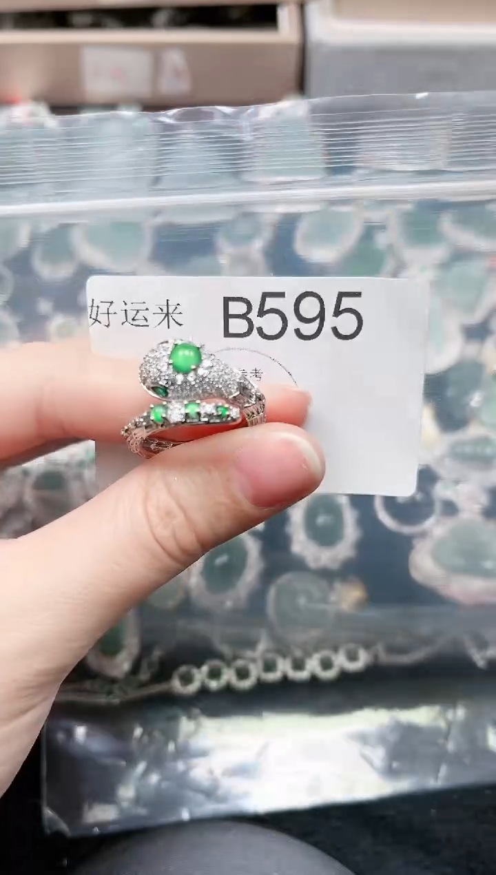 【闪购商品】翡翠颈饰未镶嵌595赠皮绳