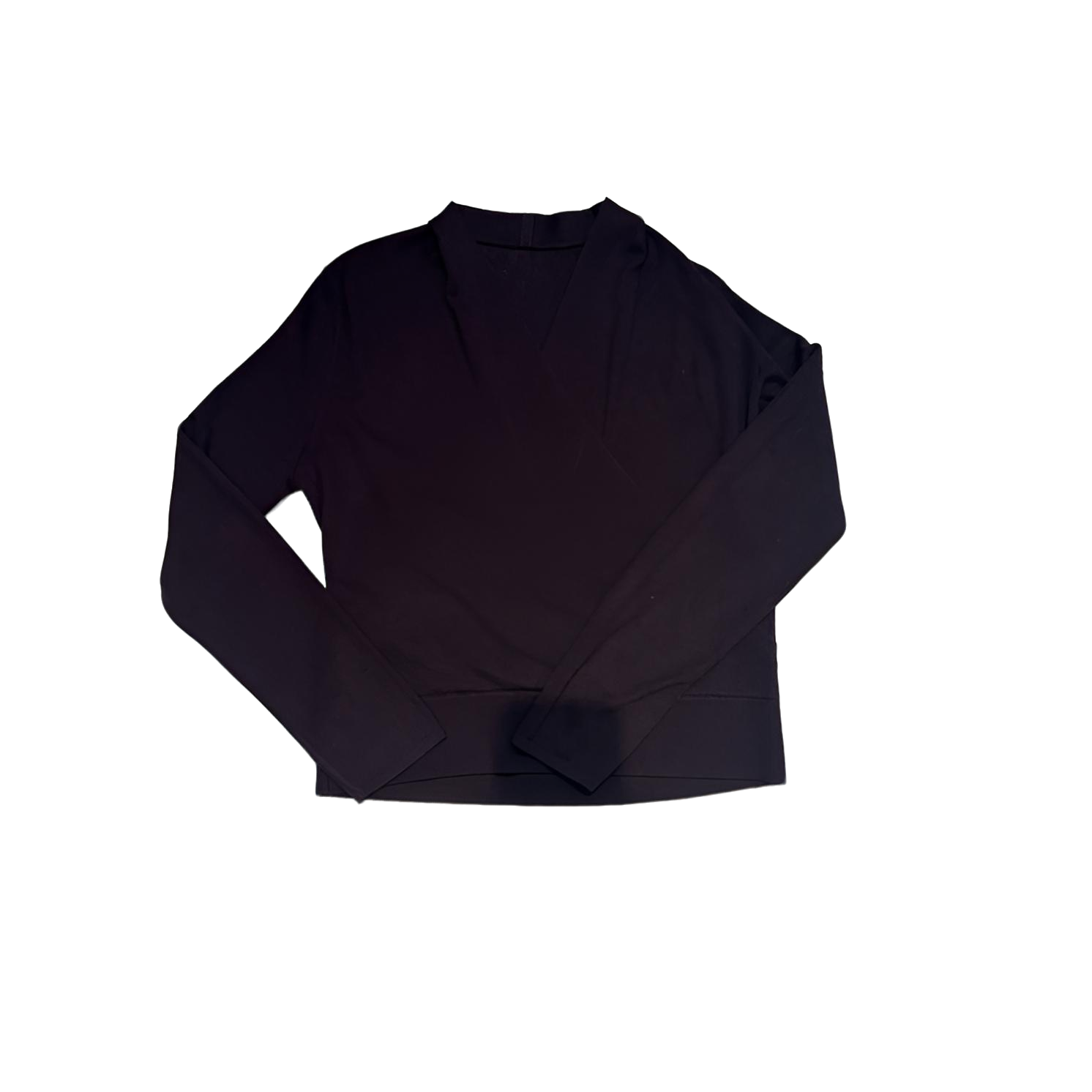 法式交叉领设计软糯针织纯色毛衫长袖上衣秋季气质时尚百搭显瘦