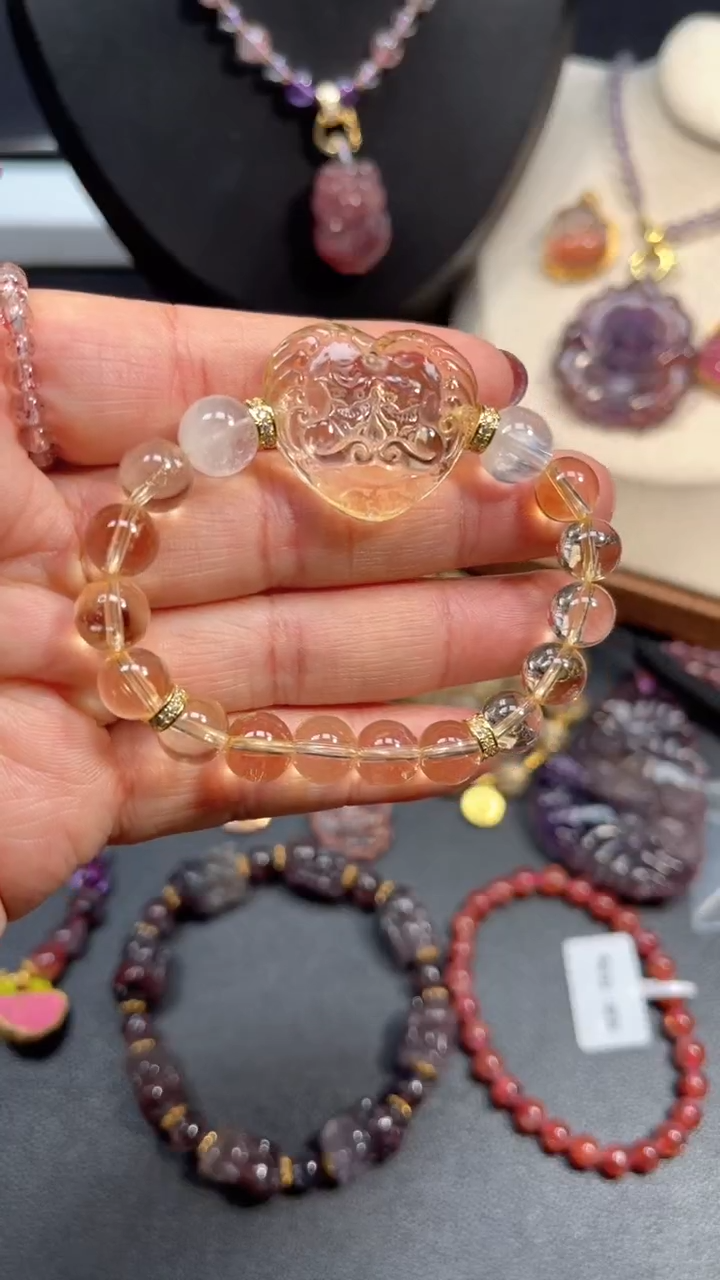 【闪购商品】水晶颈饰未镶嵌【百晶灵儿】天然定制款
